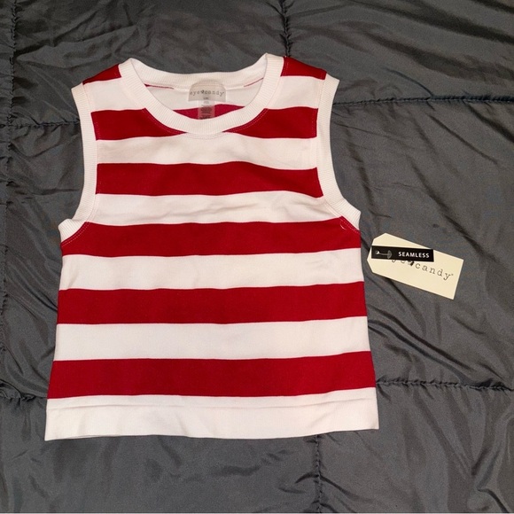 Zara Tops - Seamless Striped Top